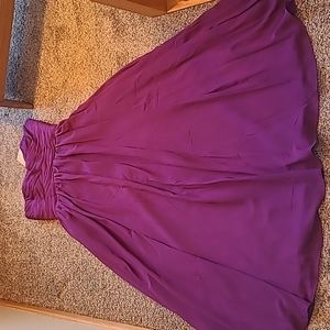 Time To Party Princess strapless long burgundy prom dress NWT